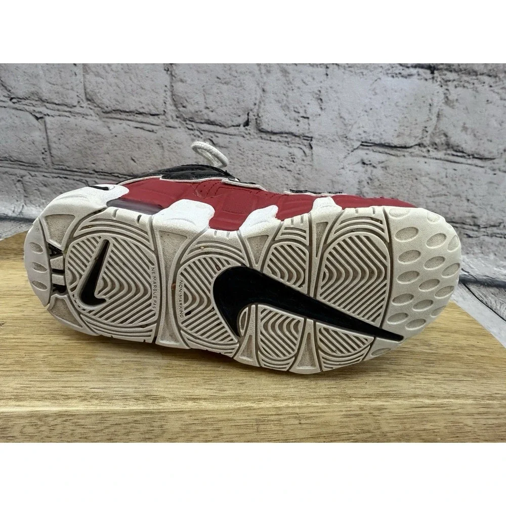 Nike Air More Uptempo  Bulls' Varsity Red/White/Black‎ DB2874-600 Kid's US 10.5C